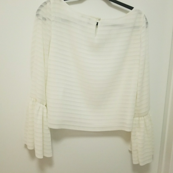 CLUB MONACO WHITE BLOUSE. BRAND NEW, SIZE S/P - Picture 4 of 8